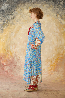 PEEK A BOO PRINT JERSEY DRESS 詳細画像