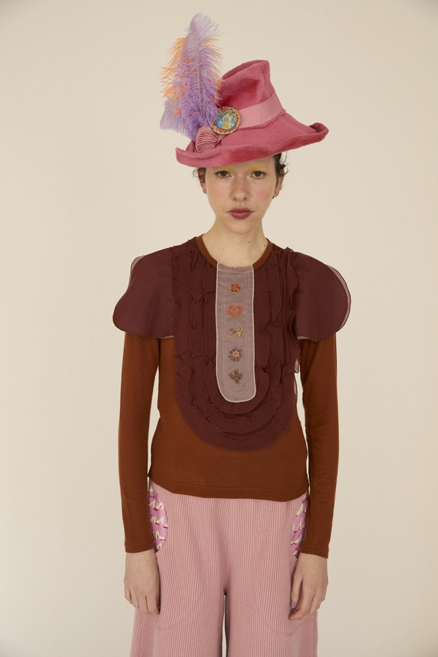 DOCKING SILK TOPS 詳細画像 red 2