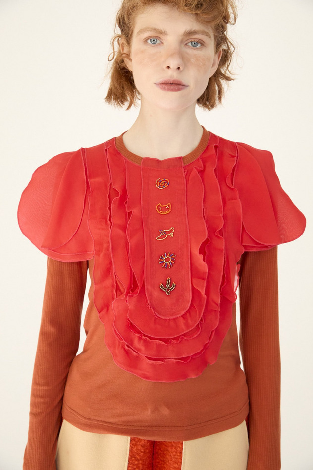 DOCKING SILK TOPS 詳細画像 red 7