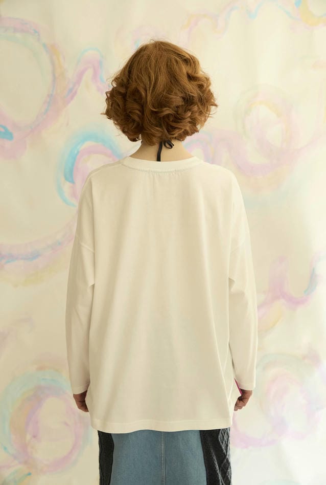 TC BIG LOGO PRINT TOPS 詳細画像 off white 4