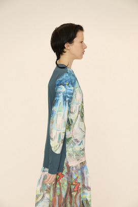 MIDNIGHT PRINCESS PRINT TOPS 詳細画像