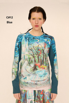 MIDNIGHT PRINCESS PRINT TOPS 詳細画像