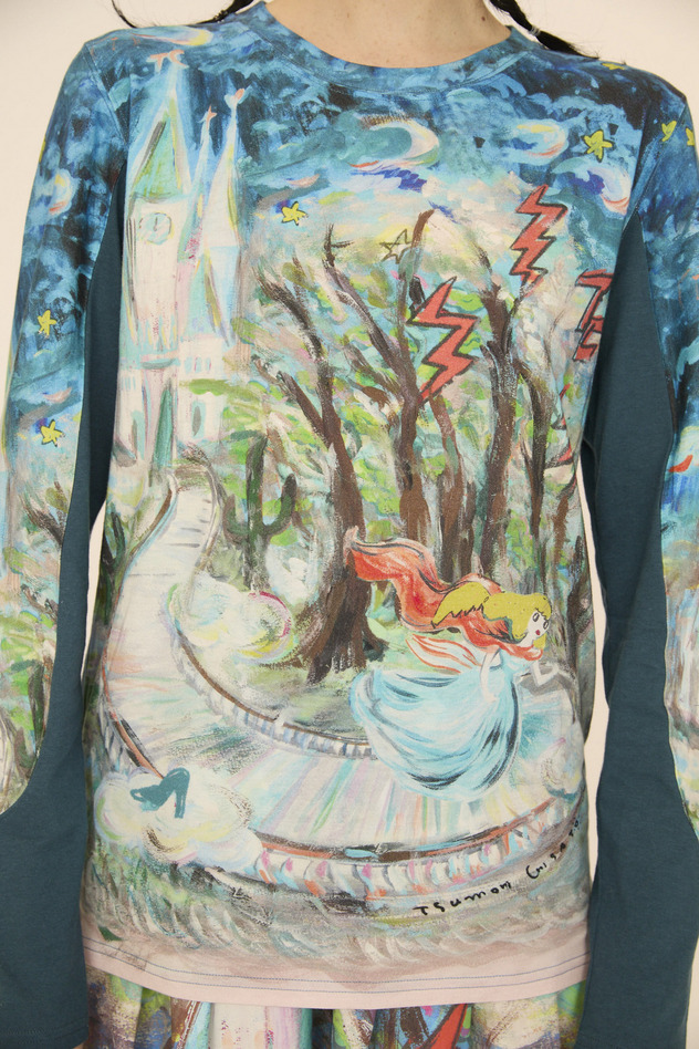 MIDNIGHT PRINCESS PRINT TOPS 詳細画像 pink 2