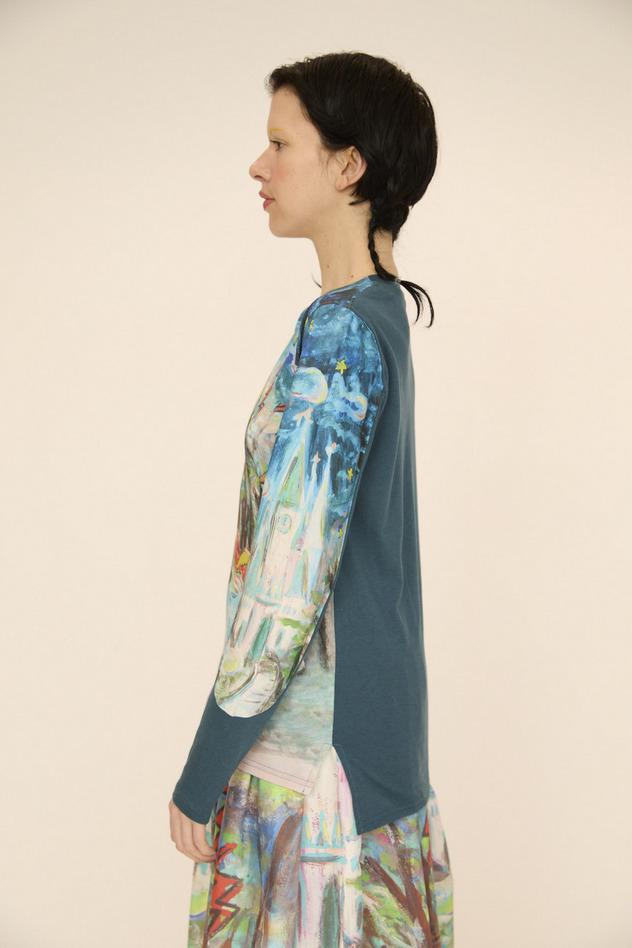 MIDNIGHT PRINCESS PRINT TOPS 詳細画像 pink 3