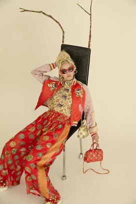 PEEK A BOO PRINT JERSEY TOPS 詳細画像