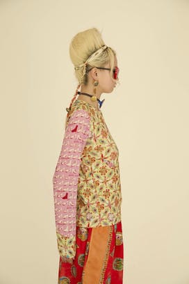 PEEK A BOO PRINT JERSEY TOPS 詳細画像