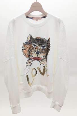 CAT LOVER PRINT URAKE TOPS 詳細画像