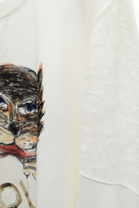 CAT LOVER PRINT URAKE TOPS 詳細画像