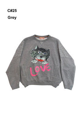 CAT LOVER PRINT URAKE TOPS 詳細画像