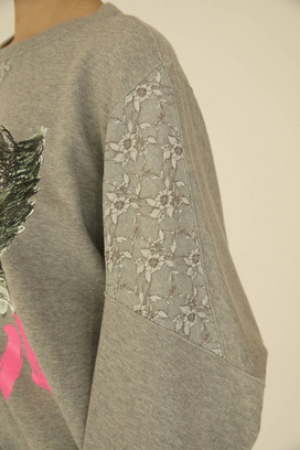 CAT LOVER PRINT URAKE TOPS 詳細画像