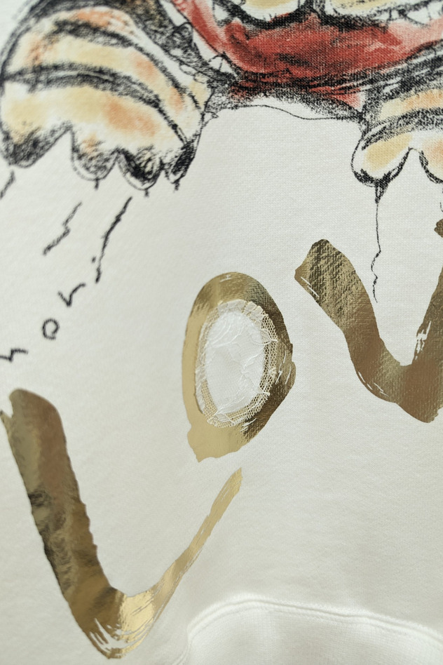 CAT LOVER PRINT URAKE TOPS 詳細画像 off white 12