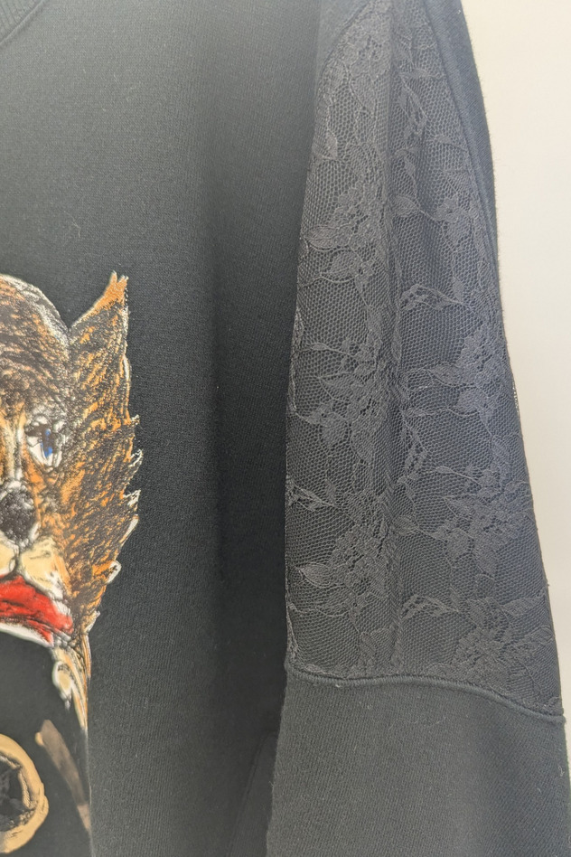 CAT LOVER PRINT URAKE TOPS 詳細画像 off white 15