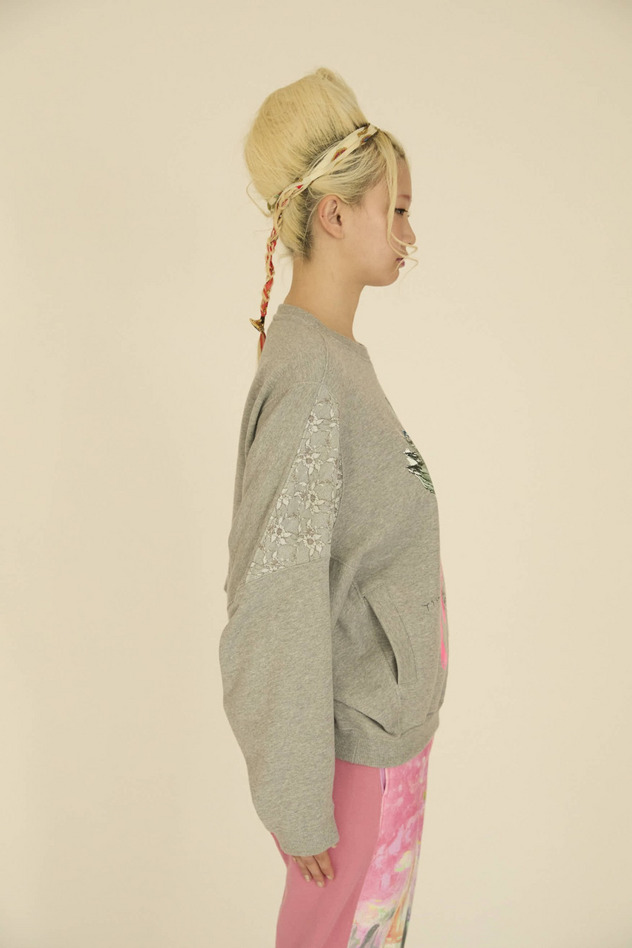 CAT LOVER PRINT URAKE TOPS 詳細画像 off white 8