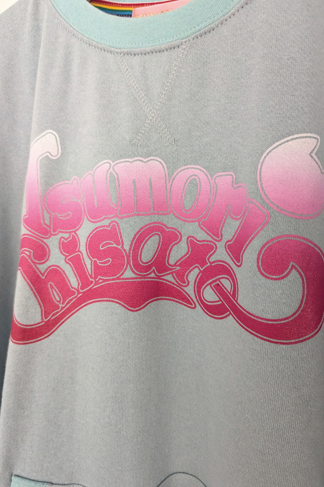 GRADATION LOGO URAKE TOPS 詳細画像 light blue 13