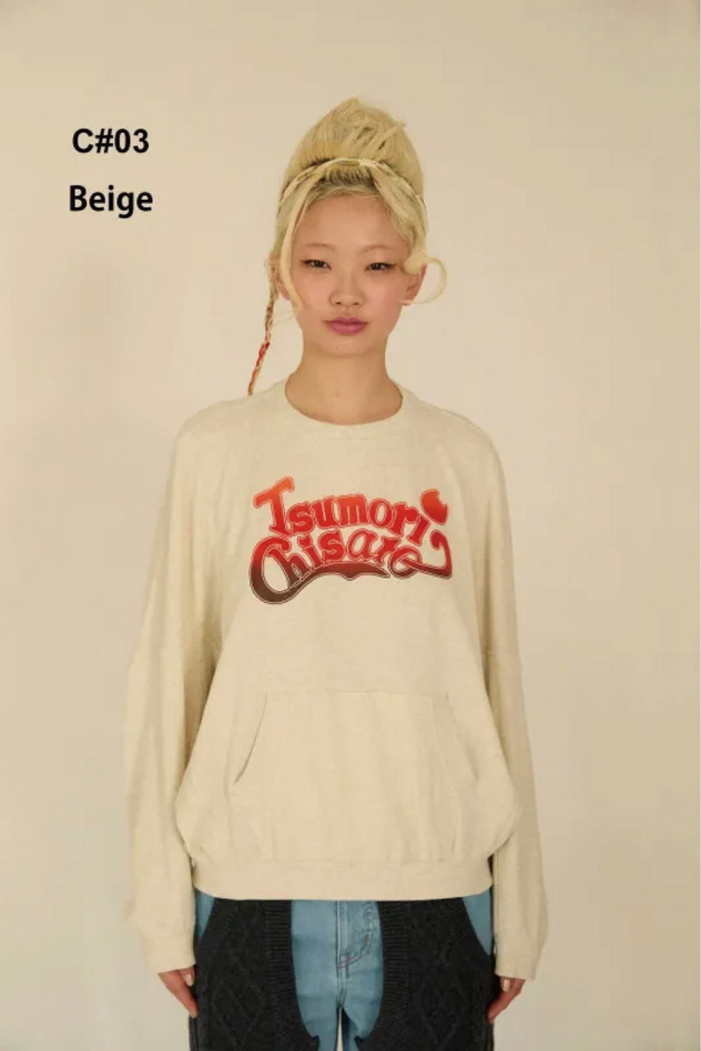 GRADATION LOGO URAKE TOPS 詳細画像 beige 1