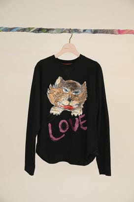 CAT LOVER PRINT TOPS 詳細画像