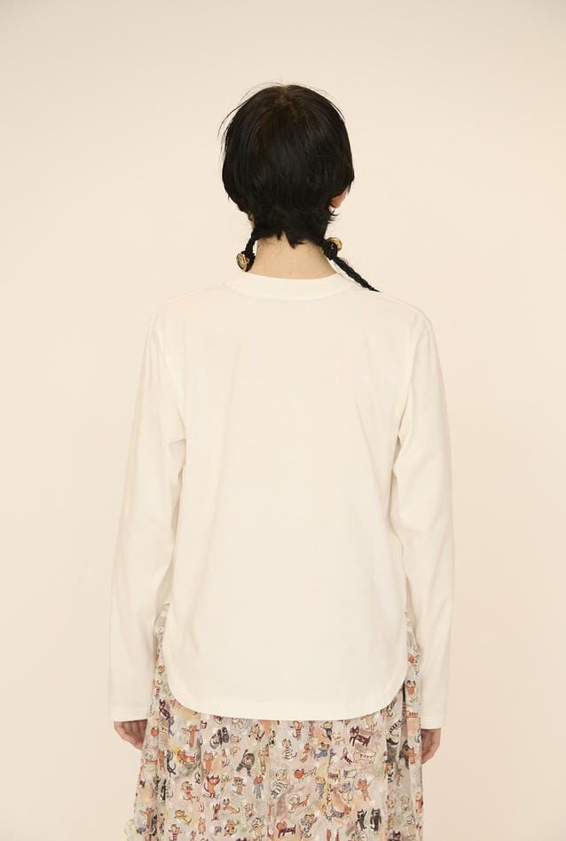 CAT LOVER PRINT TOPS 詳細画像 off white 4