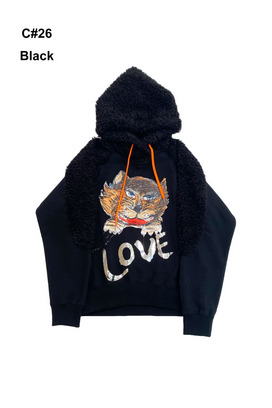 CAT LOVER PRINT URAKE HOODIE 詳細画像