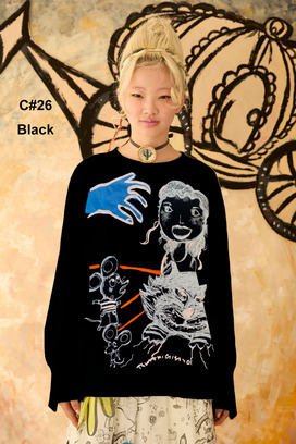 TOGETHER PRINT URAKE TOPS 詳細画像