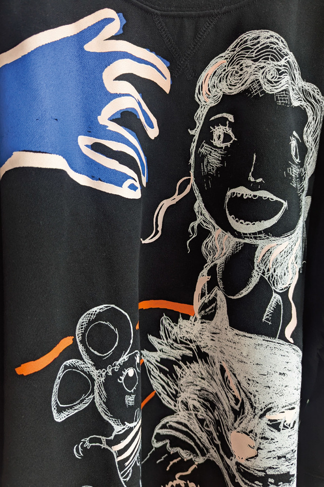 TOGETHER PRINT URAKE TOPS 詳細画像 pink 10