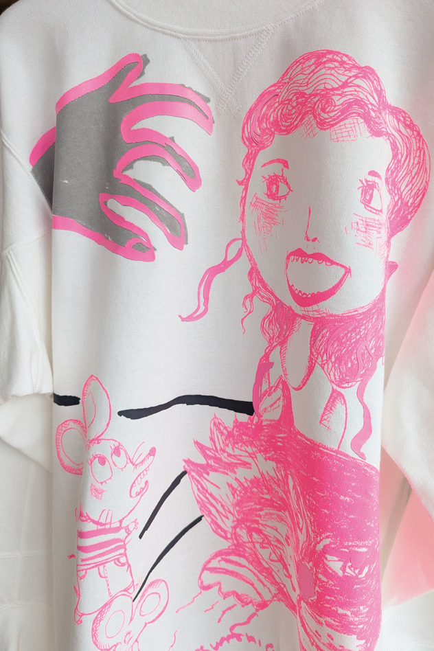 TOGETHER PRINT URAKE TOPS 詳細画像 pink 9