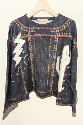 TROMPE-L'OEIL DENIM PRINT TOPS（JAPAN LIMITED） 詳細画像