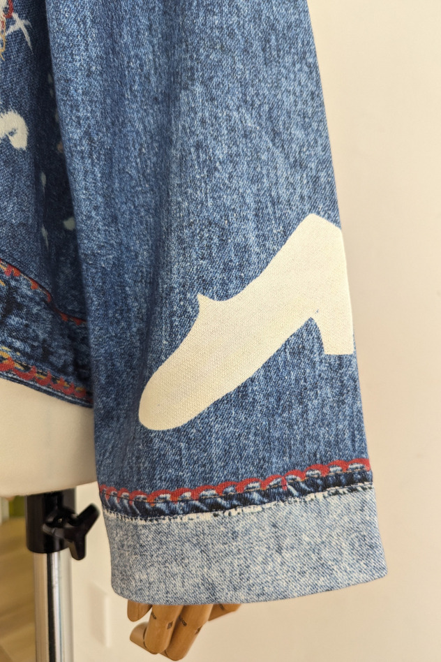 TROMPE-L'OEIL DENIM PRINT TOPS（JAPAN LIMITED） 詳細画像 light blue 4