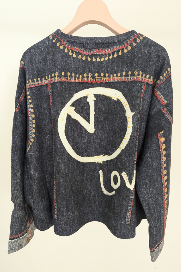 TROMPE-L'OEIL DENIM PRINT TOPS（JAPAN LIMITED） 詳細画像 light blue 8