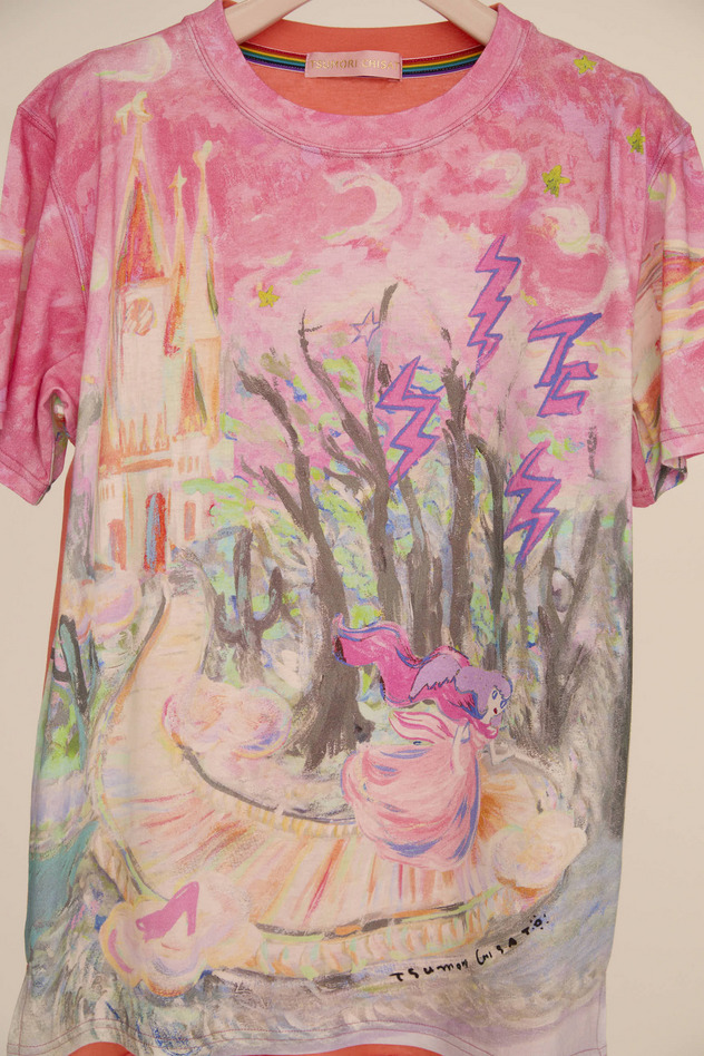 MIDNIGHT PRINCESS PRINT T-SHIRT 詳細画像 pink 7