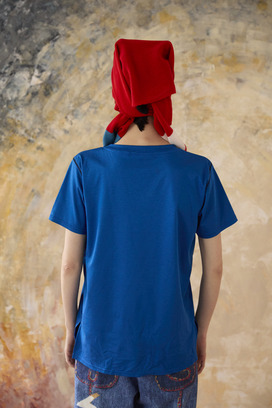 SHIRRING EMBROIDERY T-SHIRT 詳細画像