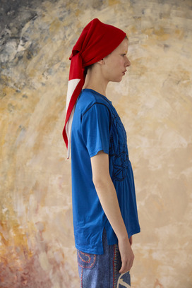 SHIRRING EMBROIDERY T-SHIRT 詳細画像