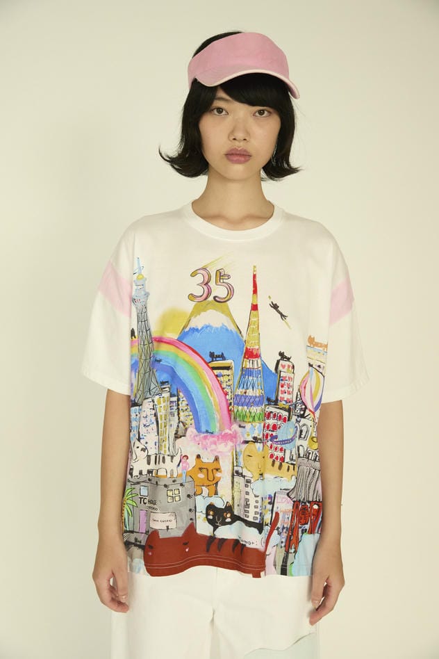 35th Anniversary Tokyo Cats T 詳細画像 off white 3