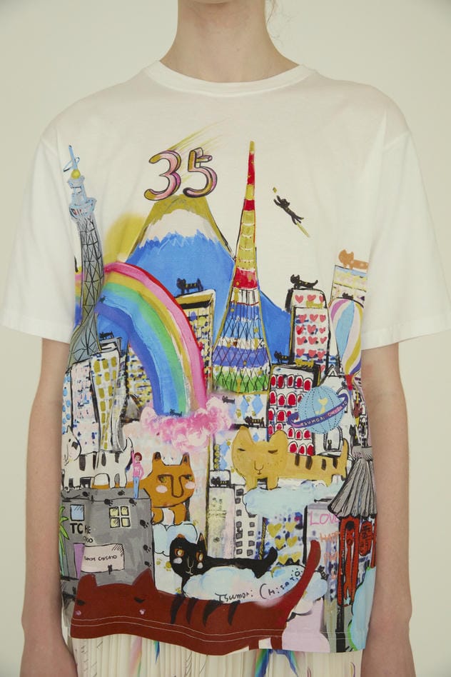 35th Anniversary Tokyo Cats T 詳細画像 off white 2