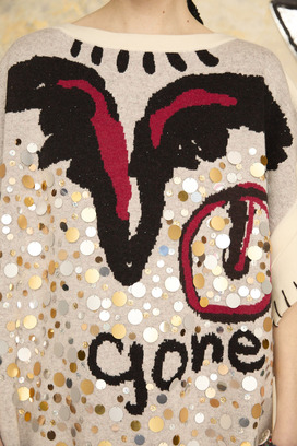 SEQUINS KNIT VEST 詳細画像