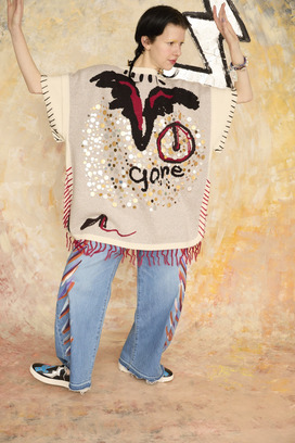 SEQUINS KNIT VEST 詳細画像