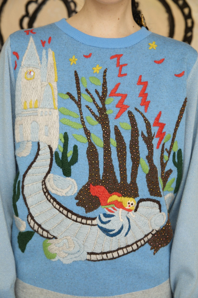 MIDNIGHT PRINCESS KNIT 詳細画像 blue 6