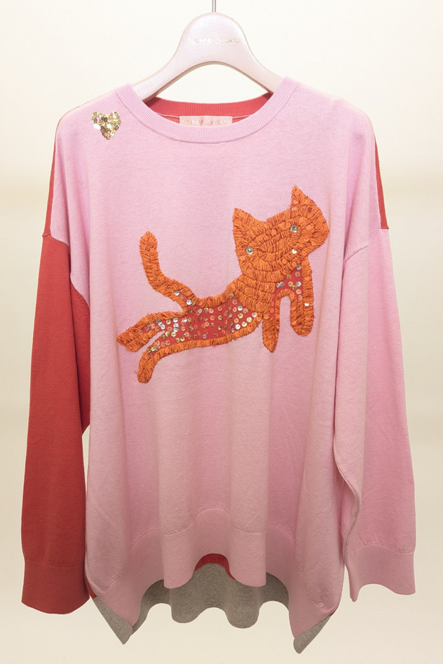 Cats Knit 詳細画像 off white×black CAT 13