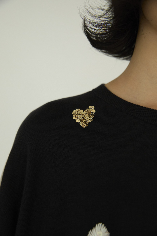 Cats Knit 詳細画像 off white×black CAT 9