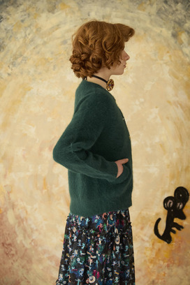 BLUE FOX CARDIGAN 詳細画像