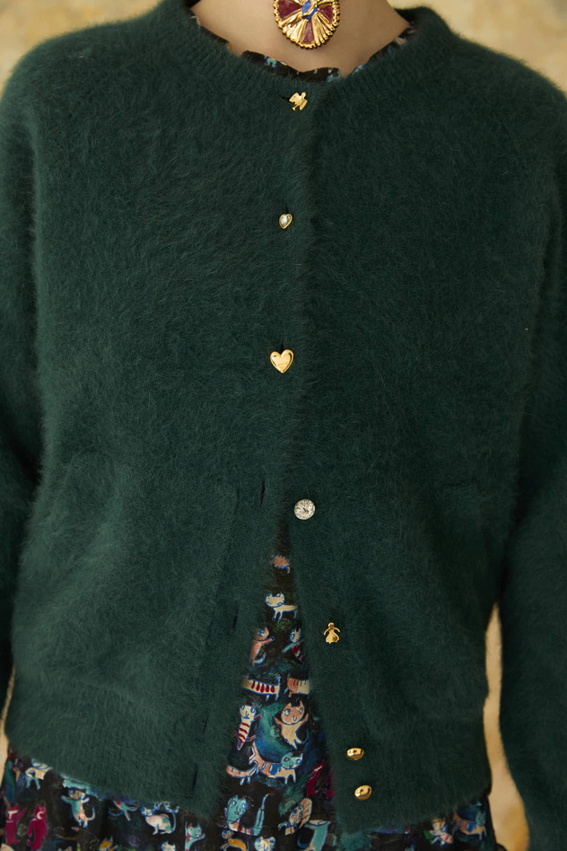 BLUE FOX CARDIGAN 詳細画像 pink 3