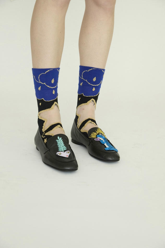 STARRY SKY SOCKS 詳細画像 off white 1