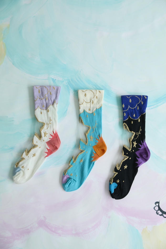 STARRY SKY SOCKS 詳細画像 off white 10