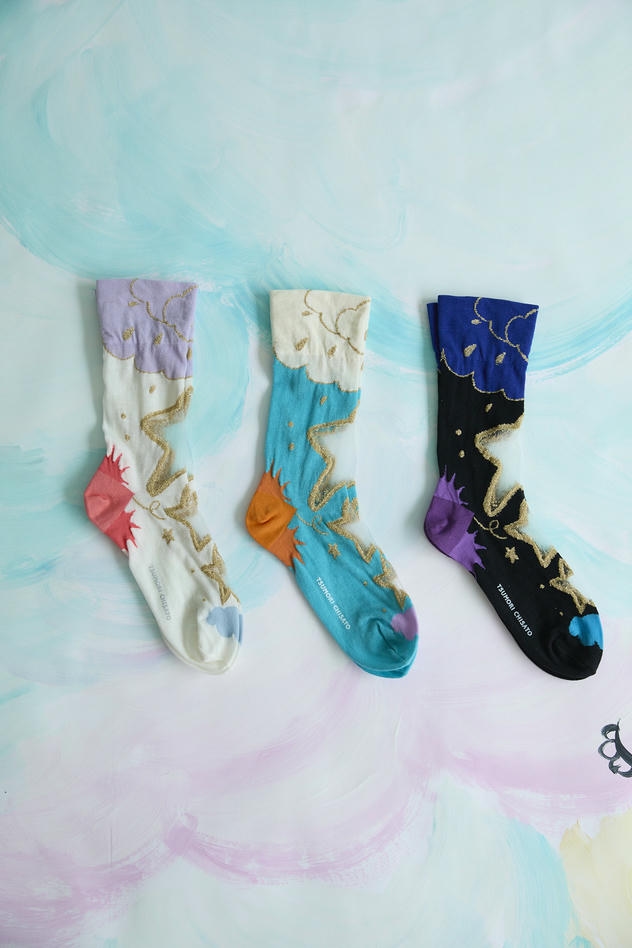STARRY SKY SOCKS 詳細画像 off white 11
