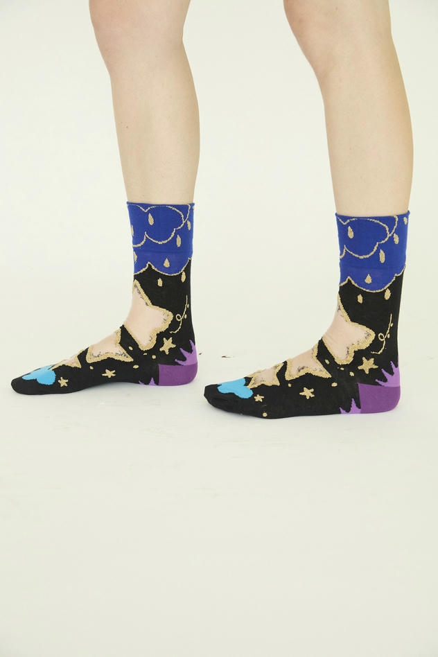 STARRY SKY SOCKS 詳細画像 off white 4