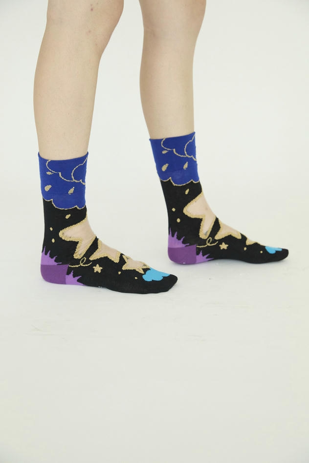 STARRY SKY SOCKS 詳細画像 off white 5