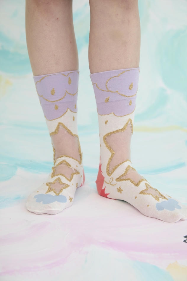 STARRY SKY SOCKS 詳細画像 off white 7