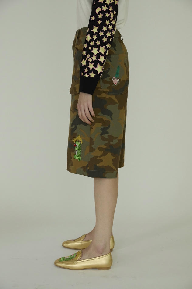 CAMOUFLAGE PRIONT PANTS 詳細画像 khaki 5