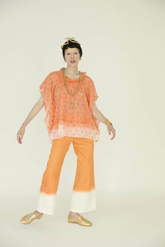 FLUR CHIND CLOTH PANTS 詳細画像 orange 10