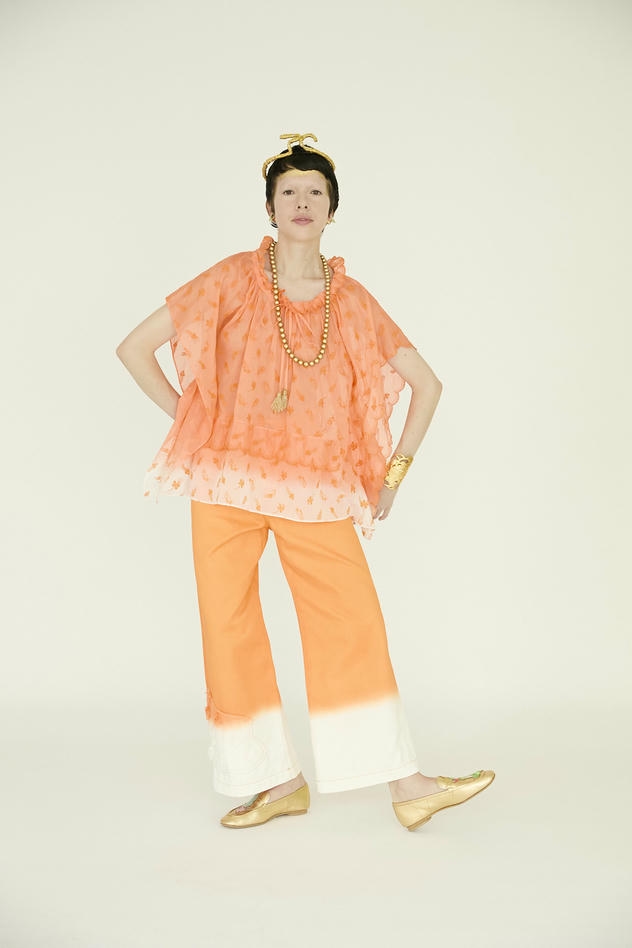 FLUR CHIND CLOTH PANTS 詳細画像 orange 11