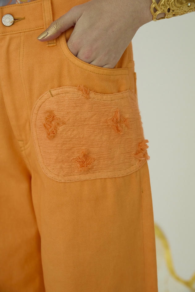 FLUR CHIND CLOTH PANTS 詳細画像 orange 3